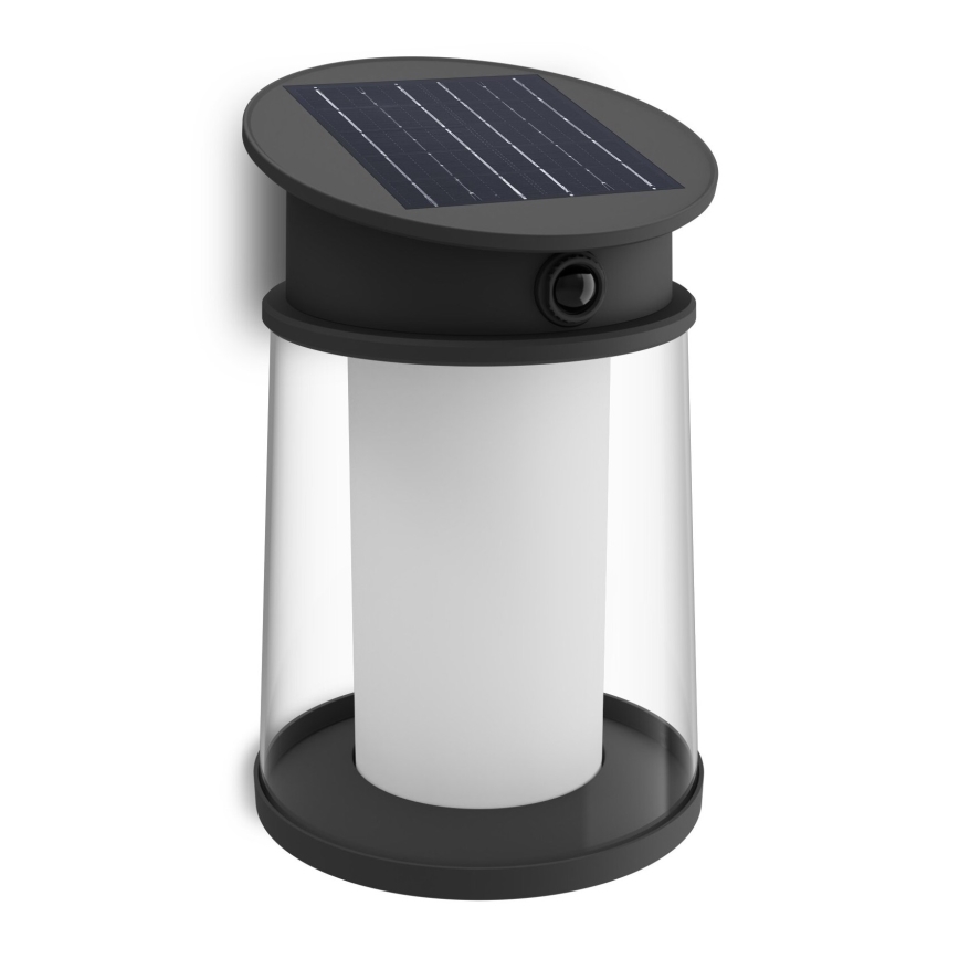 Philips - Applique murale solaire avec détecteur JUDA LED/3,2W/3,7V 2600 mAh 2700K IP44