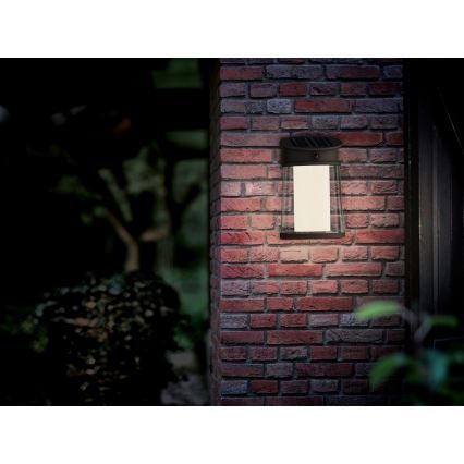 Philips - Applique murale solaire avec détecteur JUDA LED/3,2W/3,7V 2600 mAh 4000K IP44