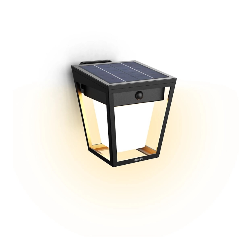 Philips - Applique murale solaire avec détecteur NISSA LED/1,8W/3,7V 2600 mAh 3000K IP44