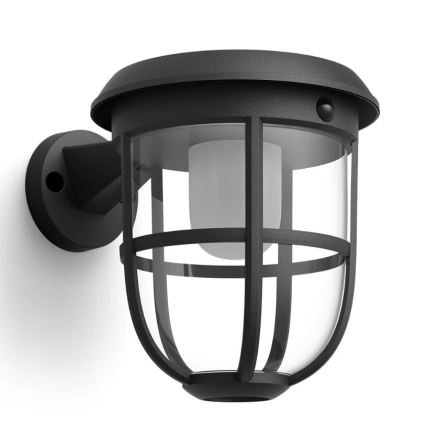 Philips - Applique murale solaire avec détecteur RADII LED/1,3W/3,7V 2000 mAh 3000K IP44