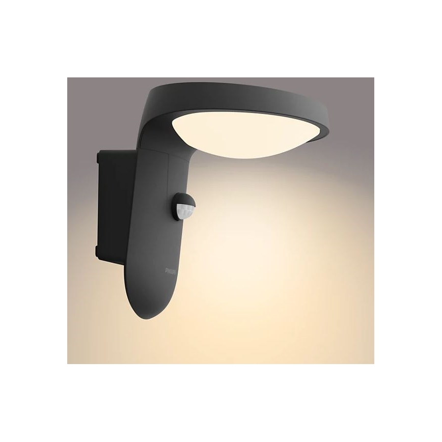Philips - Applique murale solaire avec détecteur LED/1,2W/4V 1800 mAh 3000K IP44