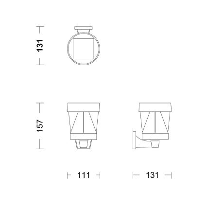 Philips - Applique murale solaire AVERY LED/1,8W/3,7V 2600 mAh 2700K IP44
