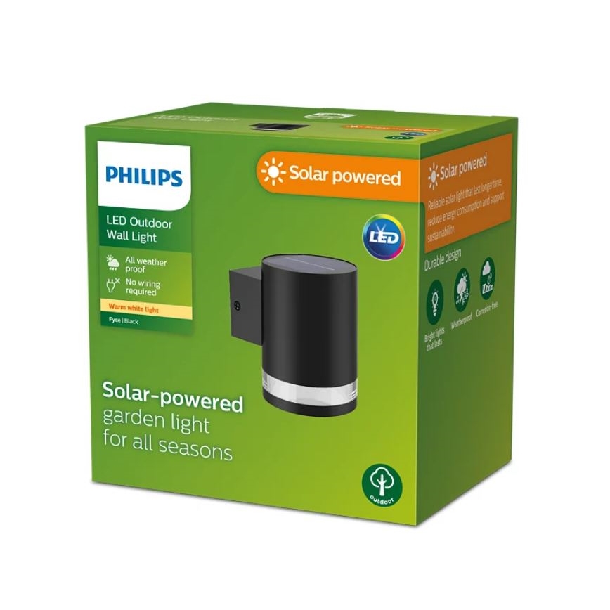 Philips - Applique murale solaire FYCE LED/1,5W/3,7V 1200 mAh IP44