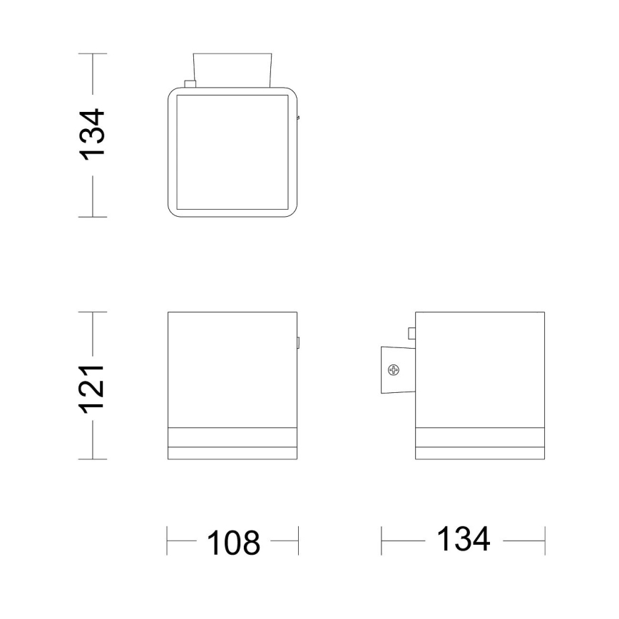 Philips - Applique murale solaire VIRONA LED/1,8W/3,7V 2600 mAh 2700K IP44