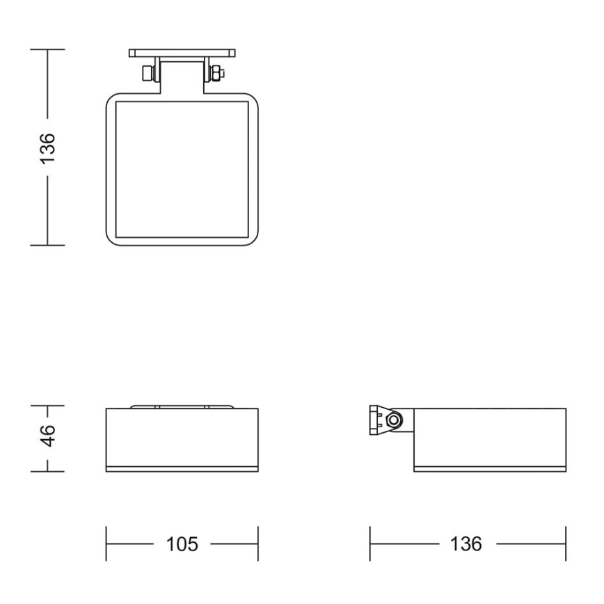 Philips - Applique murale solaire VYNCE LED/1,5W/3,7V 1500 mAh IP44