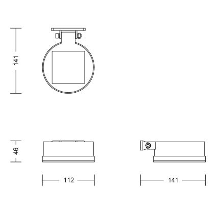 Philips - Applique murale solaire VYNCE LED/1,5W/3,7V IP44