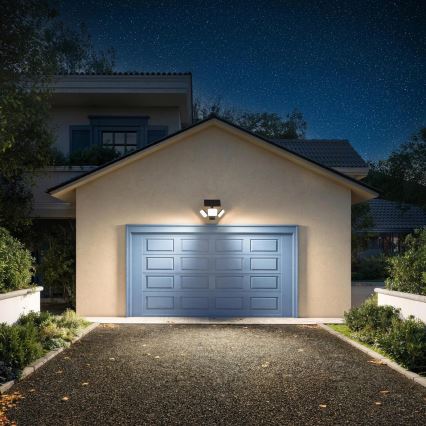 Philips - Applique murale solaire LED avec détecteur ZYREN LED/24,5W/3,7V 2600 mAh 3000K IP65