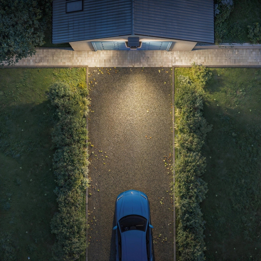 Philips - Applique murale solaire LED avec détecteur ZYREN LED/24,5W/3,7V 2600 mAh 3000K IP65