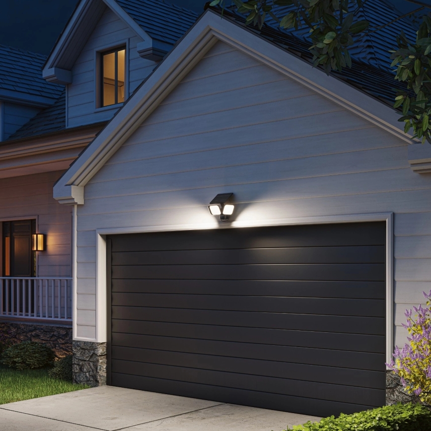 Philips - Applique murale solaire LED avec détecteur ZYREN LED/24,5W/3,7V 2600 mAh 3000K IP65