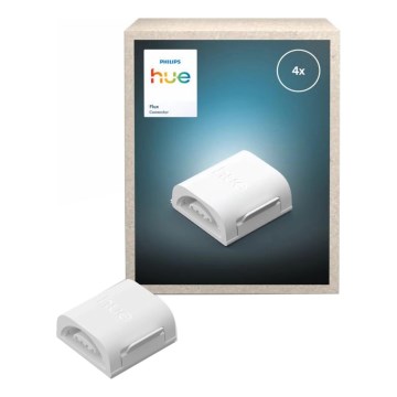 Philips - Connecteur de raccordement pour rubans LED Hue FLUX, 4 pièces