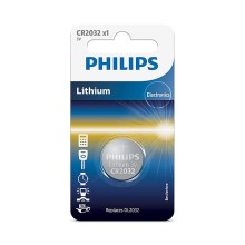 Philips CR2032/01B - Pile bouton lithium CR2032 MINICELLS 3V 240mAh