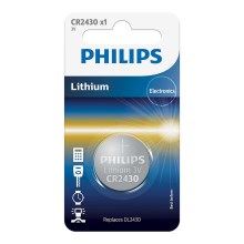 Philips CR2430/00B - Pile bouton lithium CR2430 MINICELLS 3V 300mAh
