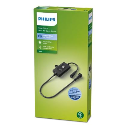 Philips - Détecteur crépusculaire extérieur avec minuteur IP44