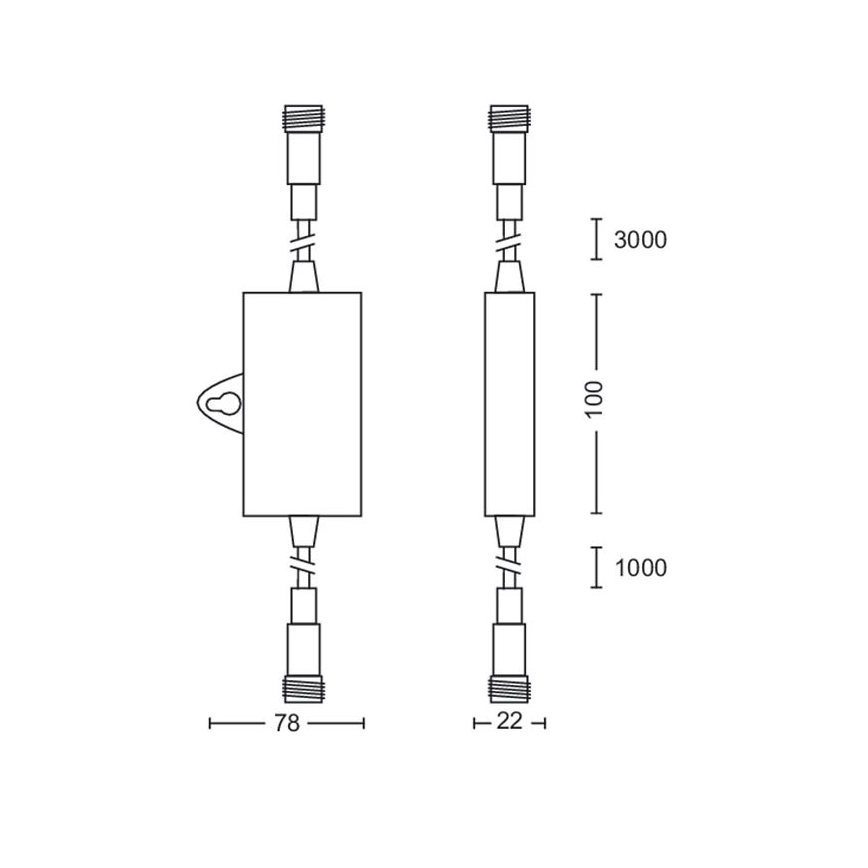 Philips - Détecteur crépusculaire extérieur avec minuteur IP44