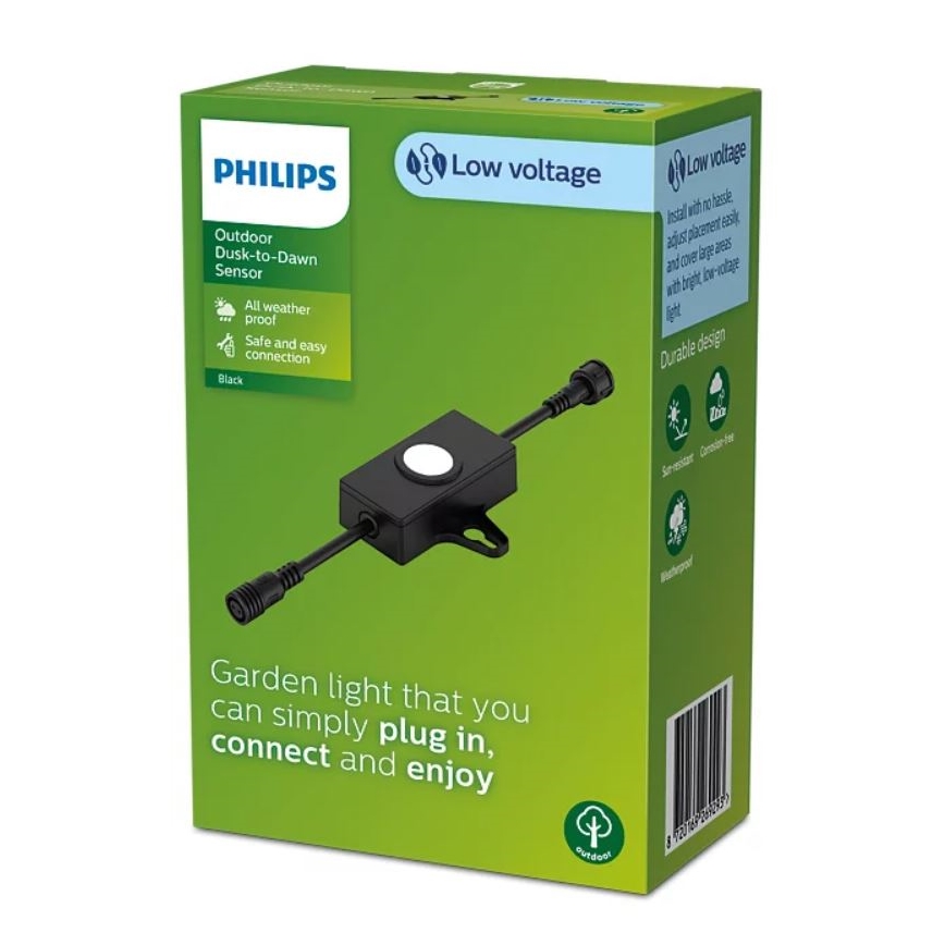 Philips - Détecteur de crépuscule extérieur avec minuteur GARDENLINK 24V IP67
