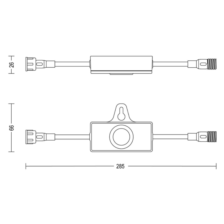 Philips - Détecteur de crépuscule extérieur avec minuteur GARDENLINK 24V IP67