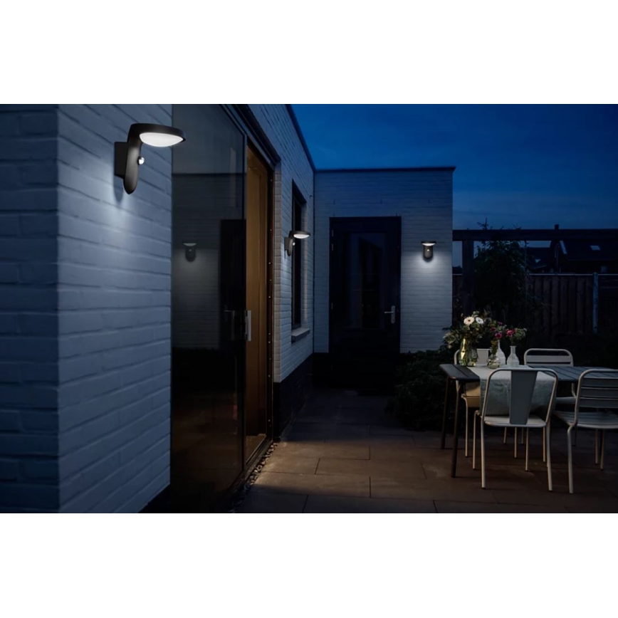 Philips - Éclairage solaire solaire avec détecteur LED/1,2W/4V 4000K IP44