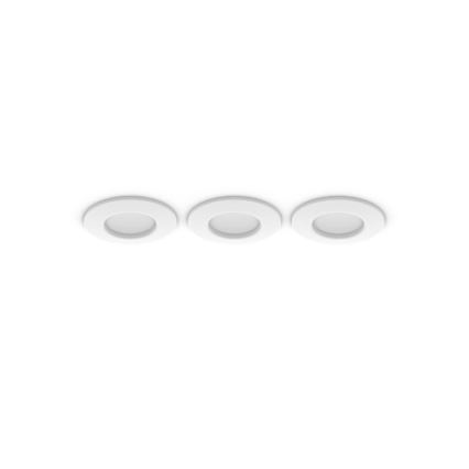Philips - LOT DE 3 spots encastrés LED RGBW dimmables pour salle de bains Hue SLIM LED/8,3W/230V 1000-20000K blancs P44