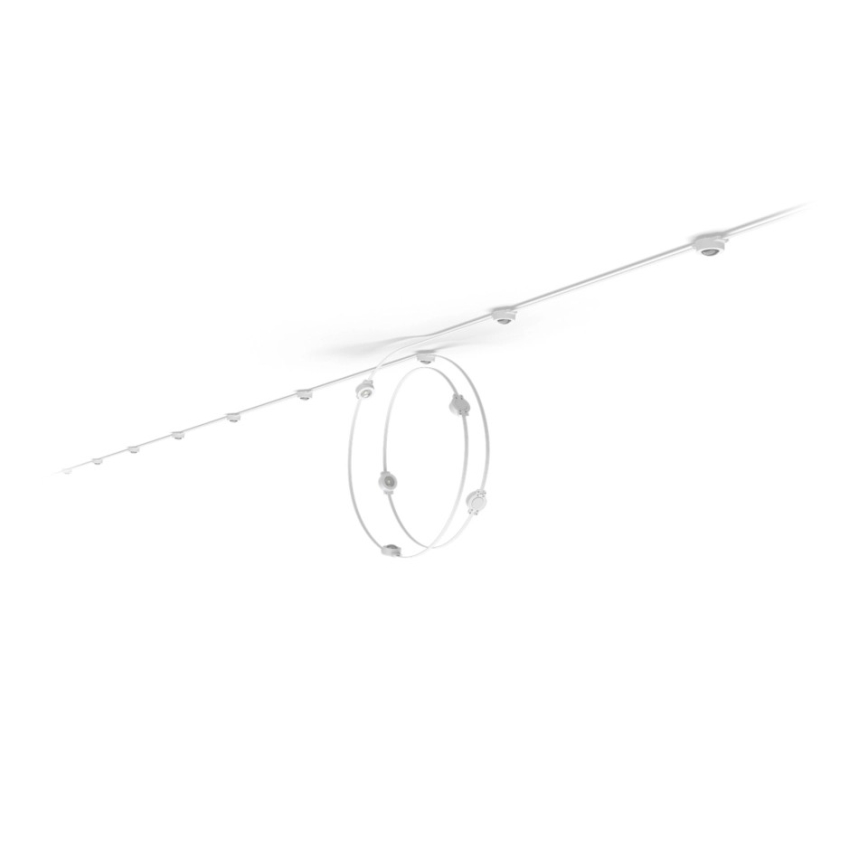 Philips - Rallonge de guirlande d'extérieur LED RGBW Hue FESTAVIA, dimmable, 16 LED, 9 m, 1000–20000 K, IP65