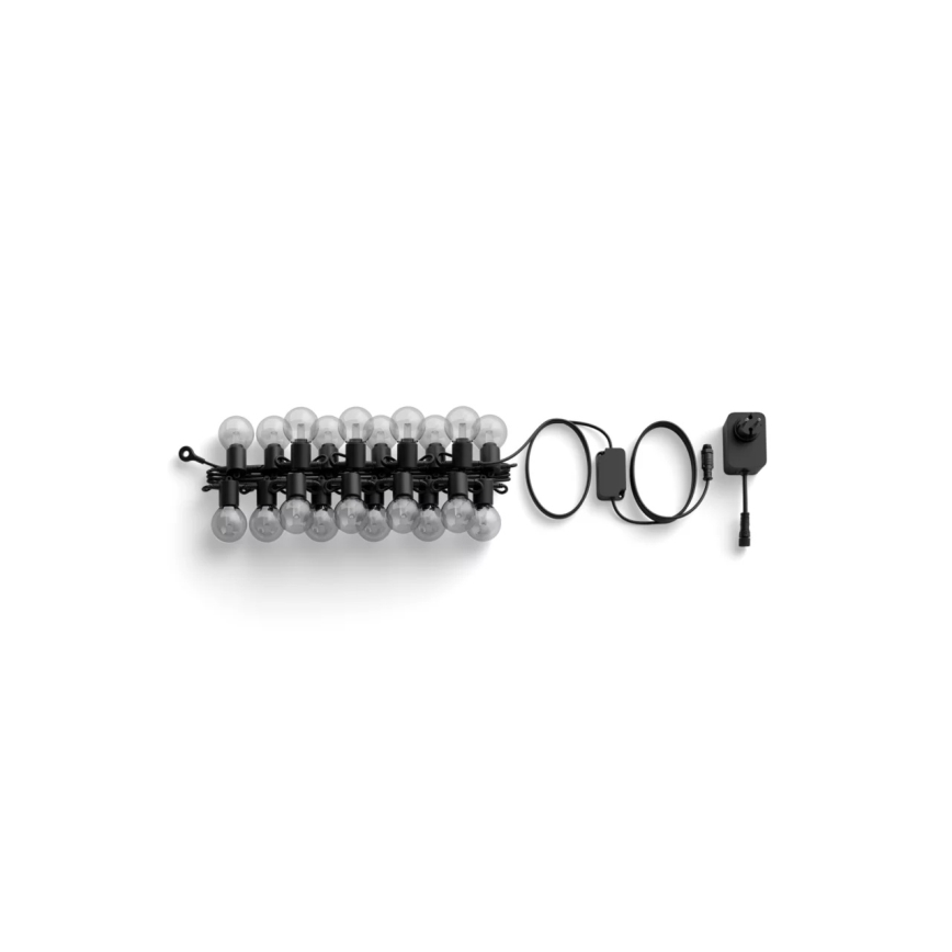 Philips - Guirlande d'extérieur LED RGBW dimmable Hue FESTAVIA 20xLED 14m IP65