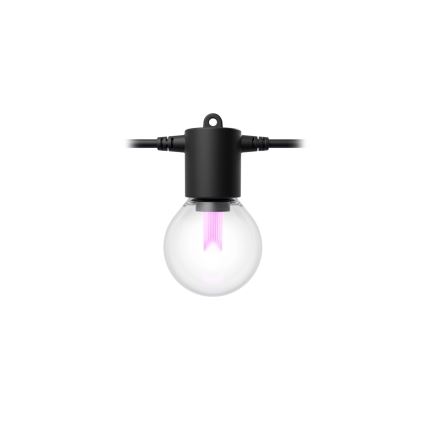 Philips - Guirlande d'extérieur LED RGBW dimmable Hue FESTAVIA 20xLED 14m IP65