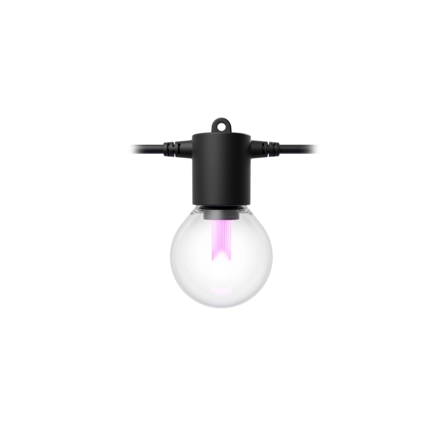 Philips - Guirlande d'extérieur LED RGBW dimmable Hue FESTAVIA 20xLED 14m IP65