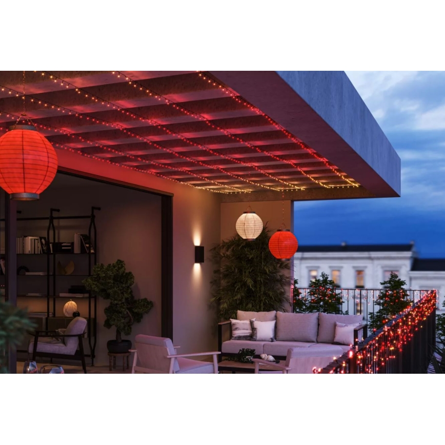 Philips - Guirlande extérieure à intensité variable LED RGBW HUE WHITE AND COLOR AMBIANCE 250xLED 24,4 m 2000-6500K IP54