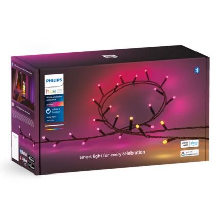 Philips - Guirlande extérieure à intensité variable LED RGBW HUE WHITE AND COLOR AMBIANCE 250xLED 24,4 m 2000-6500K IP54