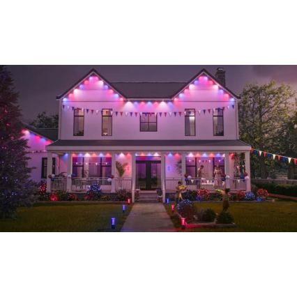 Philips - Guirlande lumineuse d'extérieur LED RGBW dimmable Hue FESTAVIA 32xLED 18m 1000-20000K IP65