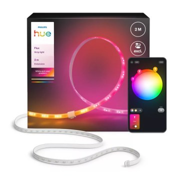 Philips - Kit d'extension LED RGBW pour ruban LED dimmable Hue FLUX 2m LED/19,5W/24V 2200-6500K
