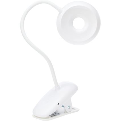 Philips - Lampe à pince à intensité variable DONUTCLIP LED/3W/5V 1200 mAh CRI 90 blanc