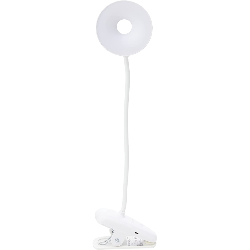 Philips - Lampe à pince à intensité variable DONUTCLIP LED/3W/5V 1200 mAh CRI 90 blanc