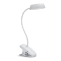 Philips - Lampe à pince à intensité variable DONUTCLIP LED/3W/5V 1200 mAh CRI 90 blanc