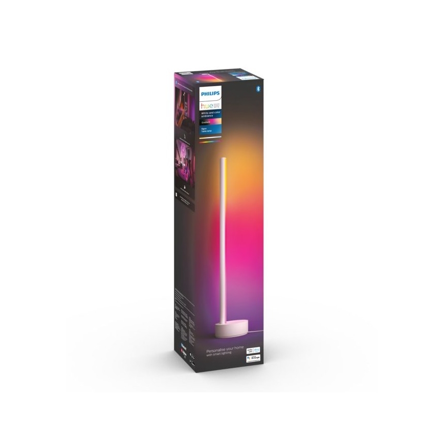 Philips - Lampe de table à intensité variable LED RGB Hue SIGNE LED/12W/230V 2000-6500K blanche