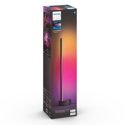 Philips - Lampe de table à intensité variable LED RGB Hue SIGNE LED/12W/230V 2000-6500K noire