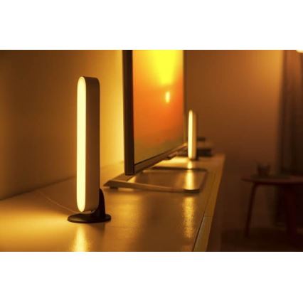 Philips - Lampe de table LED RGB à intensité variable Hue PLAY LED/6W/230V blanc