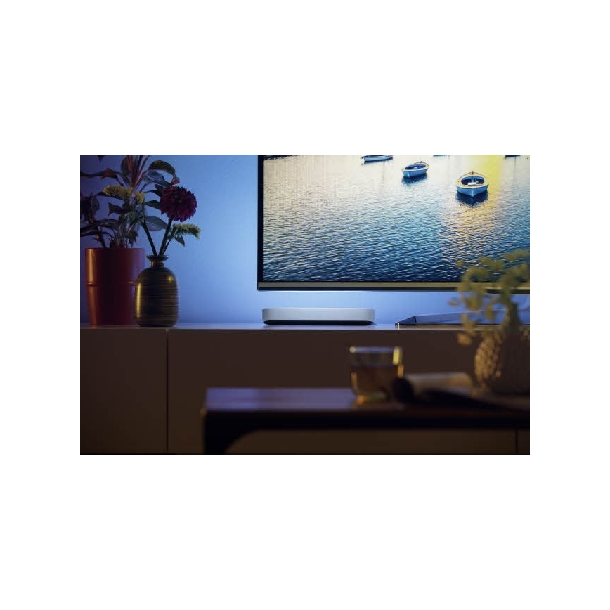 Philips - Lampe de table LED RGB à intensité variable Hue PLAY LED/6W/230V blanc