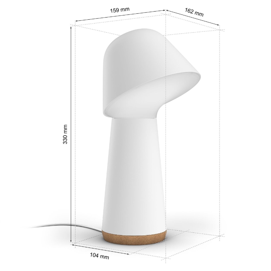 Philips - Lampe de table LED RGBW à intensité variable Hue TWILIGHT LED/13,4W/230V 2000-6500K