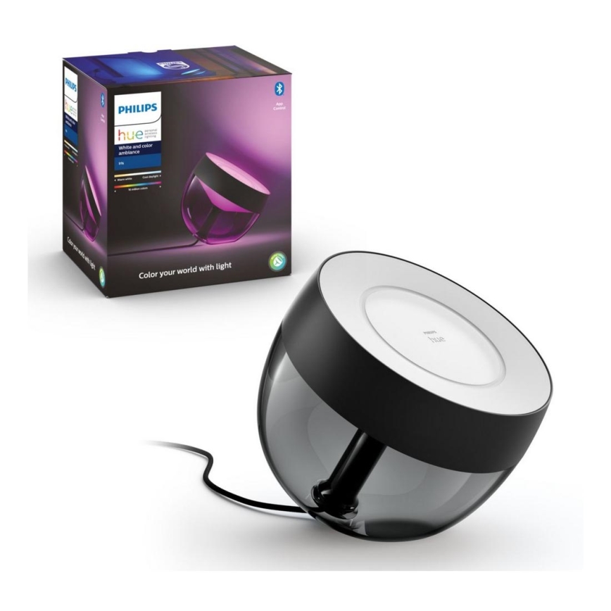 Philips - Lampe de table LED RVB à intensité variable Hue IRIS LED/8,2W/230V 2000-6500K noire