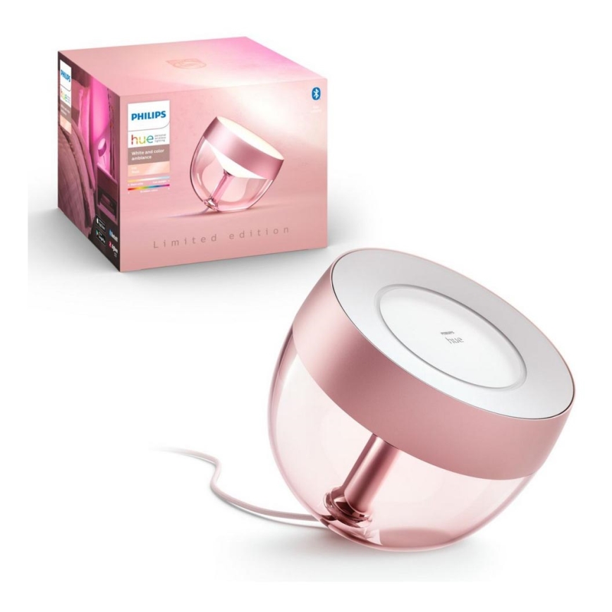 Philips - Lampe de table LED RVB à intensité variable  IRIS LED/8,2W/230V 2000-6500K rose