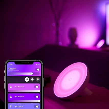 Philips - Lampe de table LED RVB dimmable Hue BLOOM LED/7,1W/230V