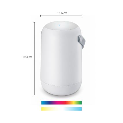 Philips - Lampe de table tactile portable dimmable RGBW SMART LED/13,5W/3,6V 2200-6500K Wi-Fi 1800 mAh