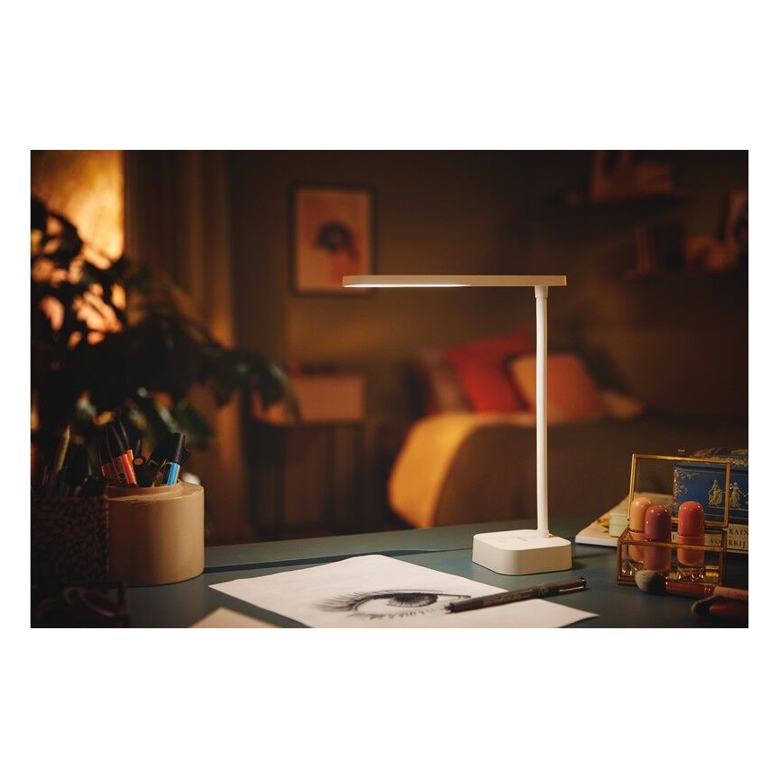 Philips - Lampe de table tactile à intensité variable TILPA LED/5W/5V 1800 mAh