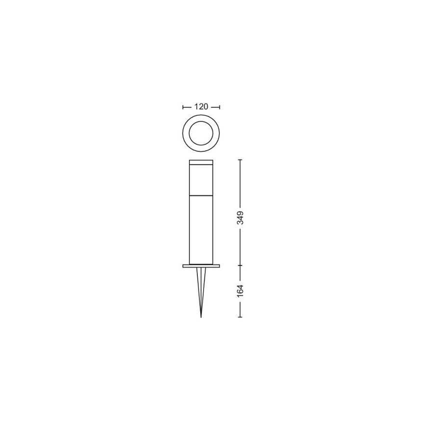 Philips - Lampe d'extérieur LED GARDENLINK LED/6W/230V 2700K IP44