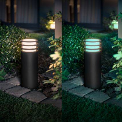 Philips - Lampe d'extérieur LED RVB dimmable Hue LUCCA 1xE27/8,1W/230V 25 cm 1000-20000K IP44
