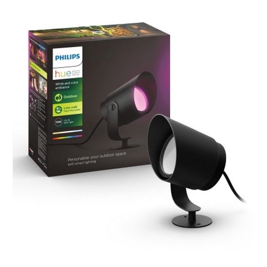 Philips - Lampe d'extérieur LED RVB Hue LILY LED/15W/230V IP65