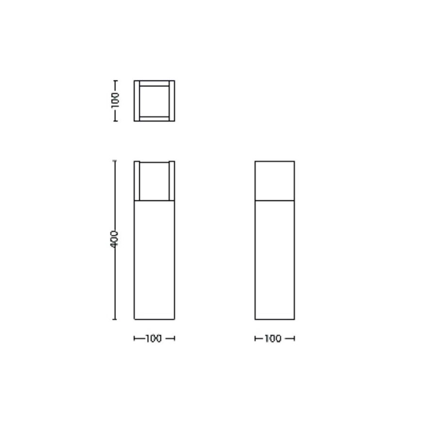 Philips - Lampe extérieure ARBOUR LED/3,8W/230V 40 cm 2700K IP44
