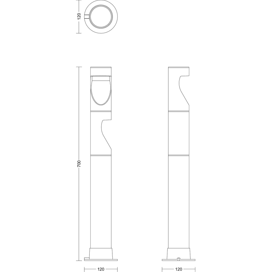 Philips - Lampe extérieure GARDENLINK DESI LED/1,5W/24V 2700K IP44