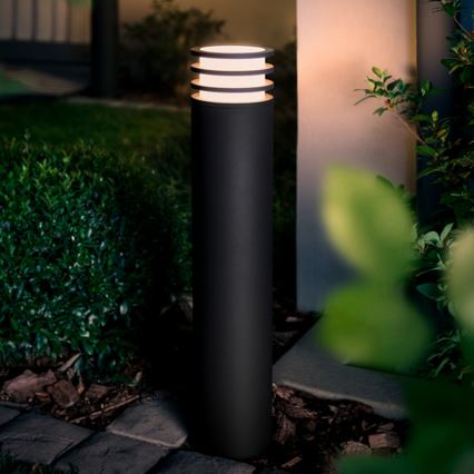 Philips - Lampe d'extérieur LED RVB dimmable Hue LUCCA 1xE27/8,1W/230V 77 cm 1000-20000K IP44