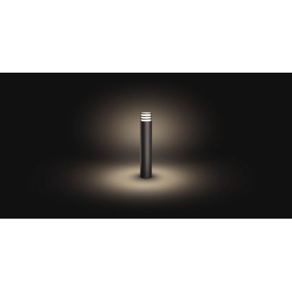 Philips - Lampe d'extérieur LED RVB dimmable Hue LUCCA 1xE27/8,1W/230V 77 cm 1000-20000K IP44